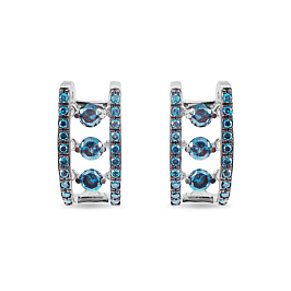 Серьги из белого золота