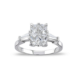 Кольцо из белого золота с бриллиантами 1,06 ct