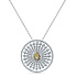 Колье из белого золота с фантазиными бриллиантами 0,187 ct