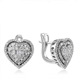 Серьги из золота с бриллиантами