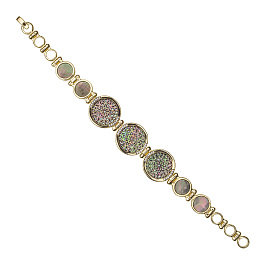 Браслет из серебра с перламутром