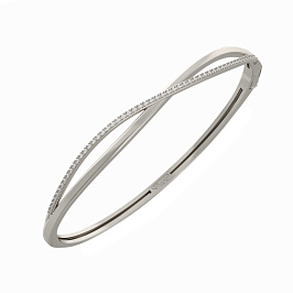 Браслет из белого золота с бриллиантами