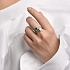 Кольцо  из белого золота с изумрудом 1,01 ct