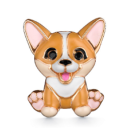 Брошь из розового серебра