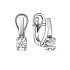 Серьги из белого золота с бриллиантами 0,47 ct
