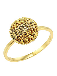 Кольцо из желтого золота