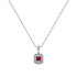 Колье из белого золота с рубинами 0,516 ct
