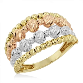 Кольцо из комбинированного золота