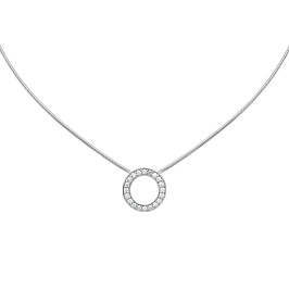 Колье из белого золота