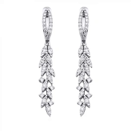 Серьги из золота с бриллантами