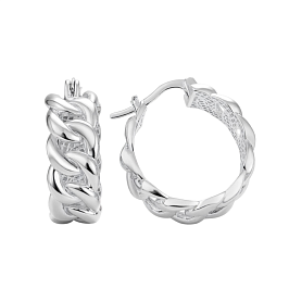 Серьги из белого золота