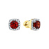 Серьги из желтого золота 1,525 ct