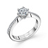 Кольцо из белого золота с бриллиантами 0,5 ct