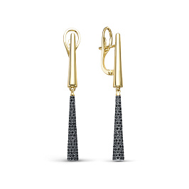 Серьги из желтого золота