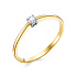 Кольцо из золота с бриллиантом 0,096 ct