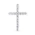 Крест из белого золота
