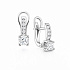 Серьги из белого золота с бриллиантами 0,56 ct