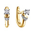 Серьги из золота с бриллиантами 0,27 ct