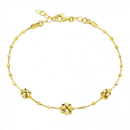 Браслет из желтого золота без вставки