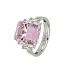 Кольцо из белого золота с морганитом 6,29 ct