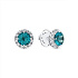Серьги из белого золота 3,24 ct